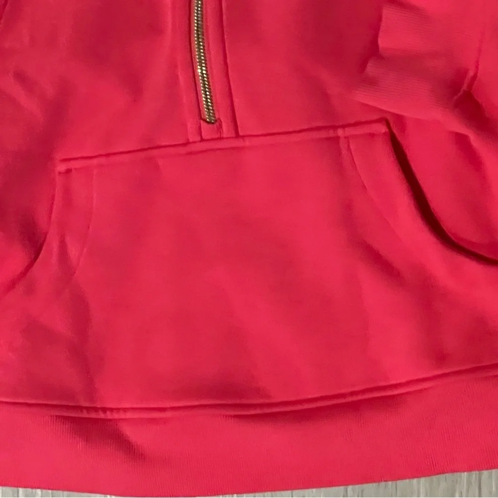 Lululemon Scuba Oversized Hoodie Funnel Neck Pullover Glaze Pink GOLD ZIP M/L - Picture 5 of 6